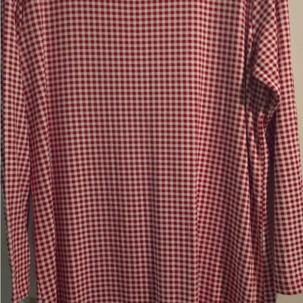 Charter Club Red and White Gingham Intimates - Picture 7 of 15